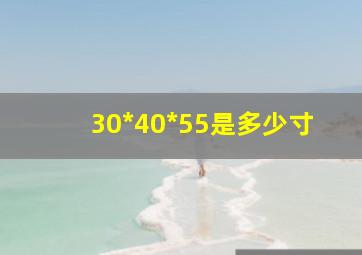 30*40*55是多少寸