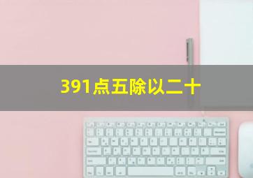 391点五除以二十