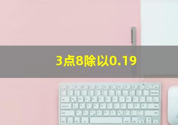 3点8除以0.19