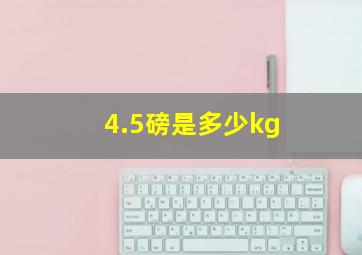 4.5磅是多少kg