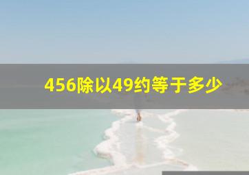 456除以49约等于多少