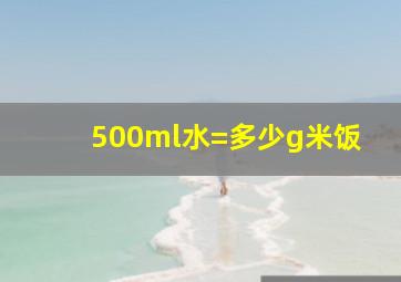 500ml水=多少g米饭