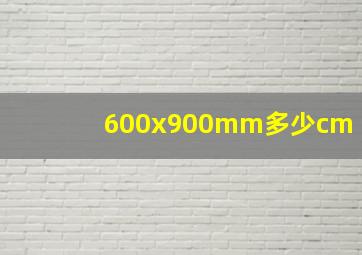 600x900mm多少cm