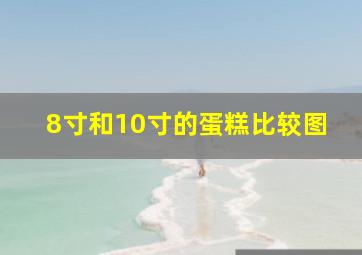 8寸和10寸的蛋糕比较图