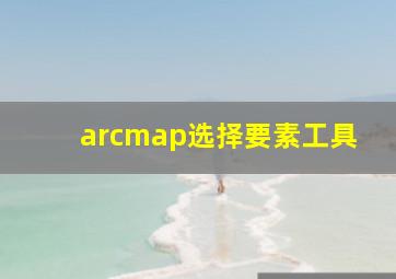 arcmap选择要素工具