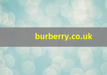 burberry.co.uk