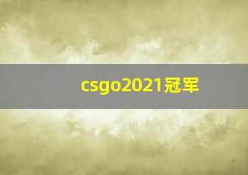 csgo2021冠军