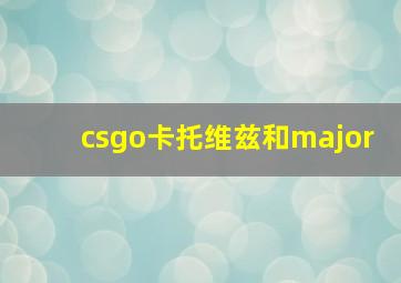 csgo卡托维兹和major