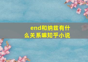 end和纳兹有什么关系嘛知乎小说