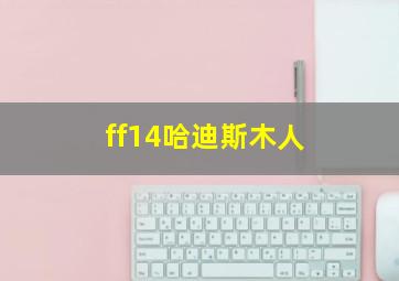 ff14哈迪斯木人