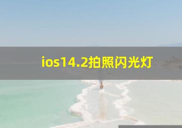 ios14.2拍照闪光灯