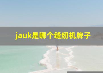 jauk是哪个缝纫机牌子