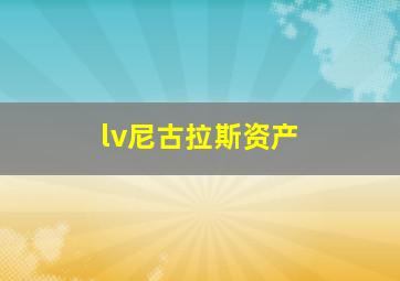 lv尼古拉斯资产