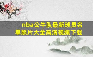 nba公牛队最新球员名单照片大全高清视频下载