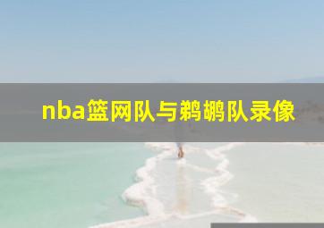 nba篮网队与鹈鹕队录像