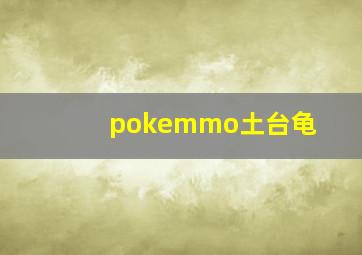 pokemmo土台龟