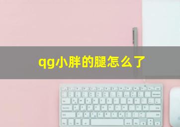 qg小胖的腿怎么了