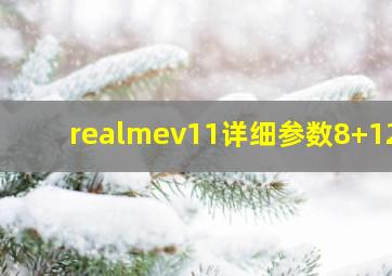 realmev11详细参数8+128