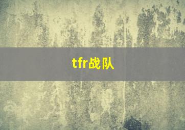 tfr战队