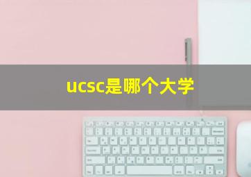 ucsc是哪个大学