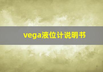 vega液位计说明书