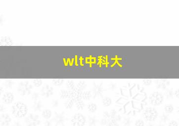 wlt中科大