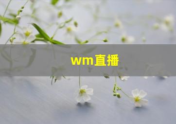 wm直播