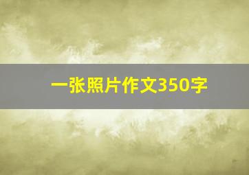 一张照片作文350字