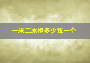 一米二冰柜多少钱一个