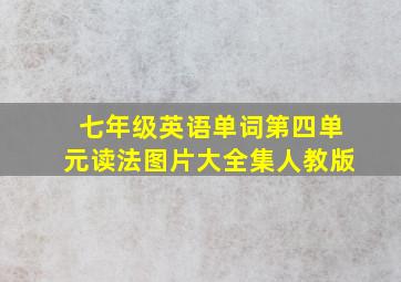 七年级英语单词第四单元读法图片大全集人教版