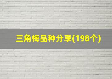 三角梅品种分享(198个)