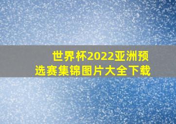 世界杯2022亚洲预选赛集锦图片大全下载