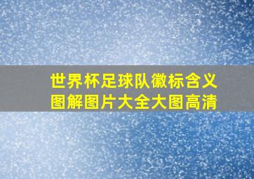 世界杯足球队徽标含义图解图片大全大图高清