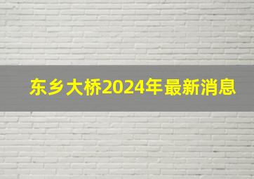 东乡大桥2024年最新消息