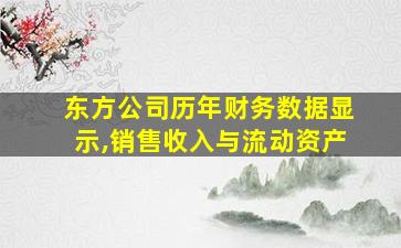 东方公司历年财务数据显示,销售收入与流动资产