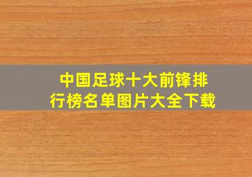 中国足球十大前锋排行榜名单图片大全下载