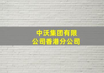 中沃集团有限公司香港分公司