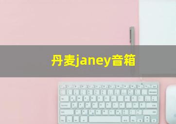 丹麦janey音箱