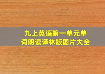 九上英语第一单元单词朗读译林版图片大全