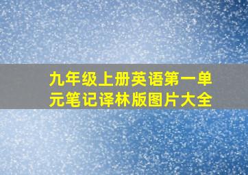 九年级上册英语第一单元笔记译林版图片大全