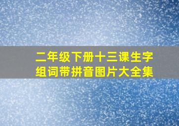 二年级下册十三课生字组词带拼音图片大全集