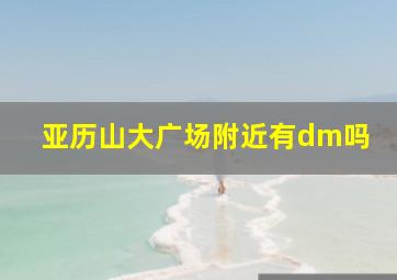 亚历山大广场附近有dm吗