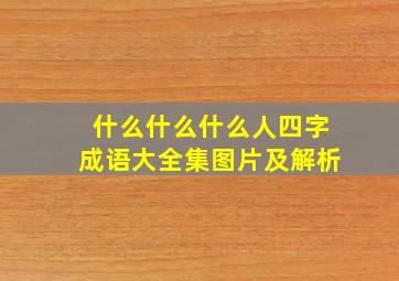 什么什么什么人四字成语大全集图片及解析