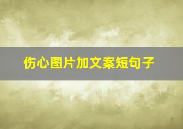 伤心图片加文案短句子