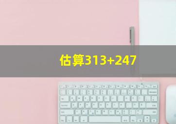 估算313+247