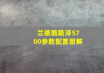 兰德酷路泽5700参数配置图解