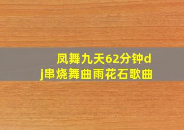 凤舞九天62分钟dj串烧舞曲雨花石歌曲