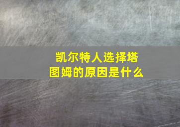 凯尔特人选择塔图姆的原因是什么