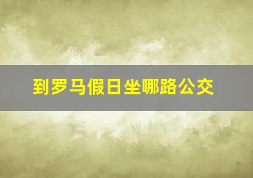 到罗马假日坐哪路公交