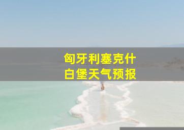 匈牙利塞克什白堡天气预报